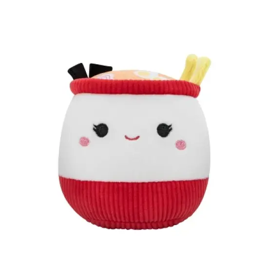 Squishmallows Raisy the Ramen Cup Squeaky Dog Plush Toy image {3}