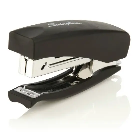 Swingline Soft Grip Stapler Black: Non-Powered Metal Desk Tool for Office & Stationery, 1 Year Warranty image {1}