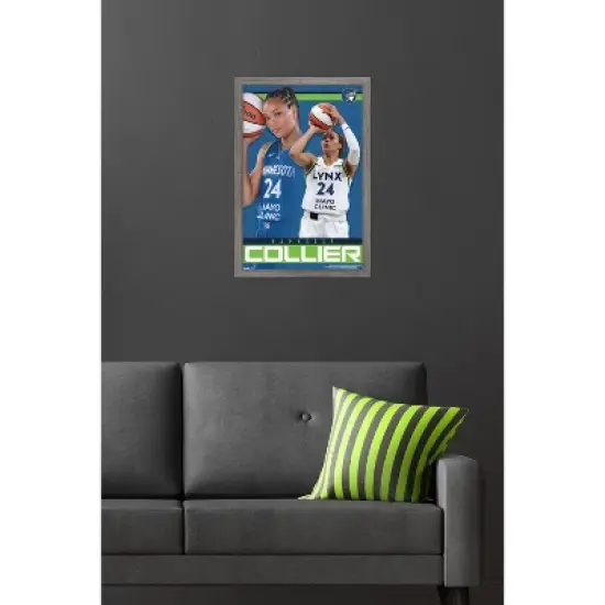 Trends International WNBA Minnesota Lynx - Napheesa Collier 25 Framed Wall Poster Prints image {5}