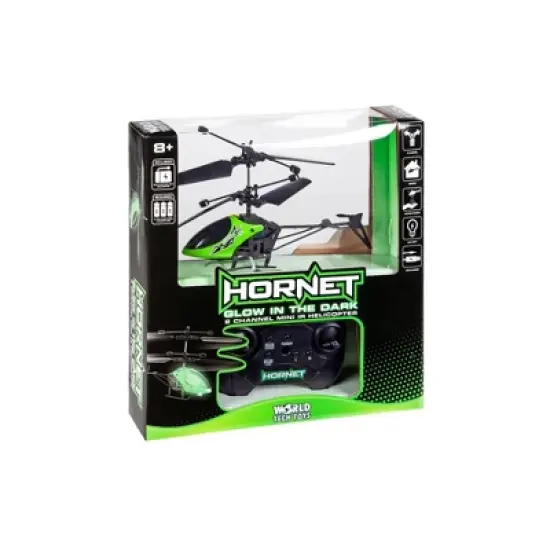 World Tech Hornet Glow in the Dark 2CH IR Helicopter image {2}