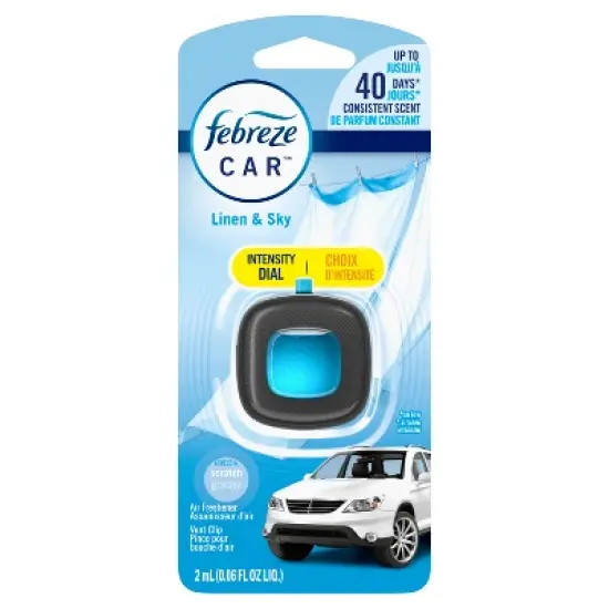 Febreze Car Clips Sidecap - Linen & Sky image {1}