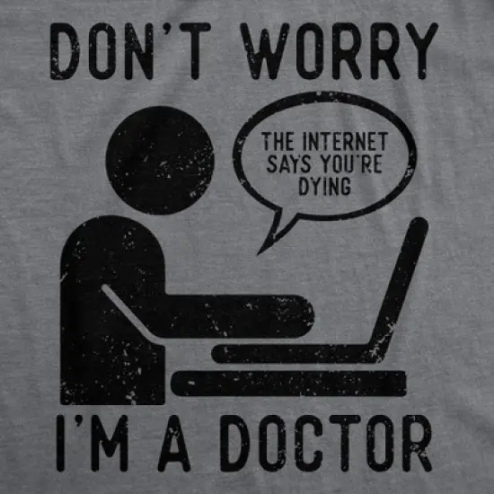 Mens Funny T Shirts Dont Worry Im A Doctor Sarcastic Graphic Tee for Men - Crazy Dog Men's T Shirt With Sarcastic Sayings image {1}