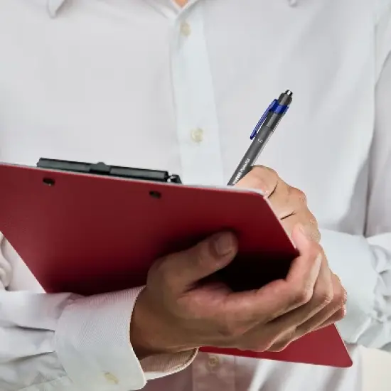 MyOfficeInnovations Postscript Retractable Ballpoint Pens Medium Point Blue Dozen(18263) 808007 image {4}