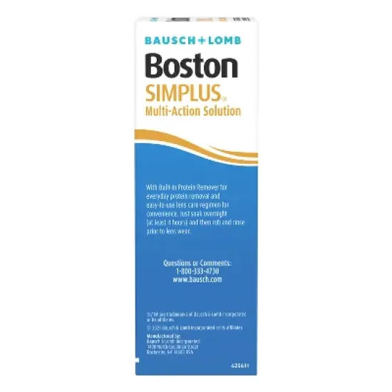 Boston Simplus Hard Contact Solution for Multipurpose Lens Care - 3.5 fl oz image {4}