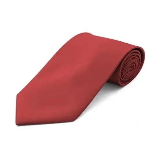 Men's Classic Solid Color Wedding Neck Tie image {11}