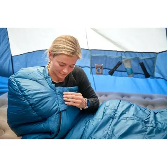 Coleman Tidelands 30 Degree Mummy Sleeping Bag - Blue image {7}