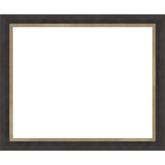 Amanti Art Hammered Charcoal Tan Framed Dry Erase Magnetic Board image {15}