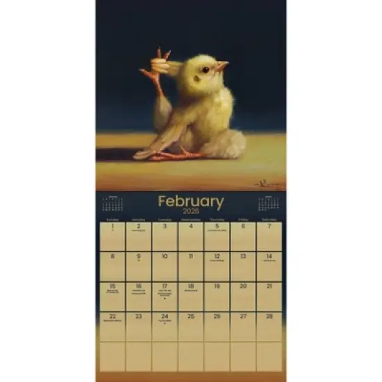 Trends International 2026 Lucia Heffernan Yoga Chicks 12"x12" Wall Calendar image {2}