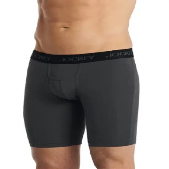 Jockey Men's Sport Microfiber 10" Midway Brief image {8}