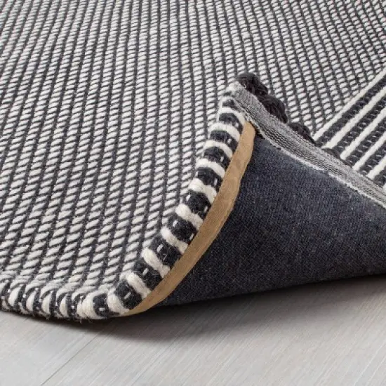 Textured Border Stripe Area Rug - Hearth & Hand&trade; with Magnolia image {3}