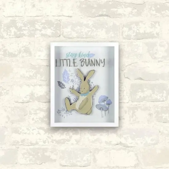 RoomMates Framed Wall Poster Prints Stay Kind Little Bunny image {2}