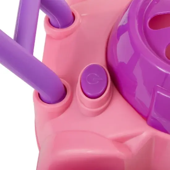 Toy Time Kids' Lawn Mower Bubble Blower Machine Push Toy - Pink/Purple/Orange image {8}