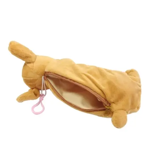 Wrapables Cute Puppy Pouch Plush Pencil Case, Gold Retriever image {1}