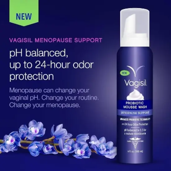 Vagisil Probiotic Mousse Wash - 6 fl oz image {1}