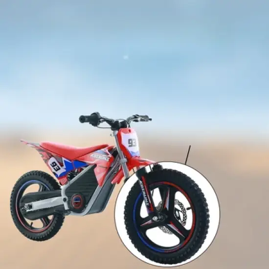 INFURNIC Bicycles, 14 Inch for 4-8 Year Old Children Off-road Racing, Safe Disc Brakes, Red, 44.1"*22.8"*26.6" image {2}