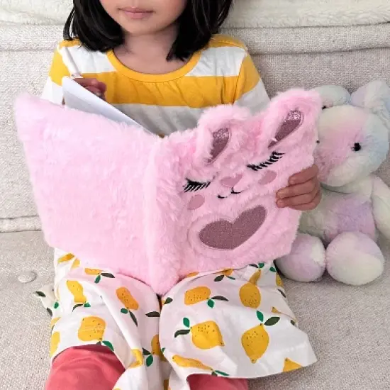 Wrapables Plush Journal, A5 Lined Notebook Diary for Writing and Drawing image {6}