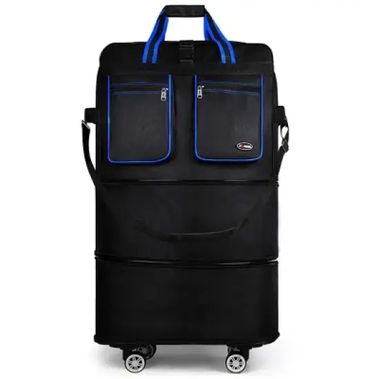 New York Xpress MEX-30,36,40, Expandable Foldable Rolling Duffel Bag with Removable Spinner Wheels image {15}