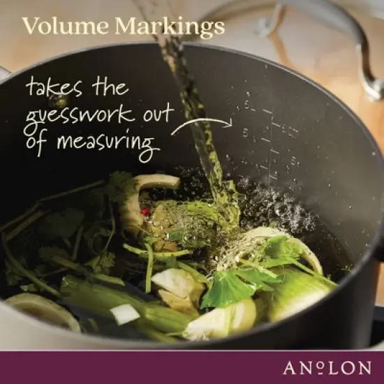 Anolon Advanced Home 11pc Hard Anodized Nonstick Cookware Set Moonstone image {8}