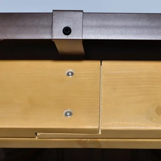 Outsunny&nbsp;10x10&nbsp;Hardtop&nbsp;Gazebo&nbsp;with&nbsp;Wooden&nbsp;Frame,&nbsp;Permanent&nbsp;Metal&nbsp;Roof&nbsp;Gazebo&nbsp;Canopy&nbsp;with Ceiling Light Hook for&nbsp;Garden,&nbsp;Patio,&nbsp;Backyard image {6}