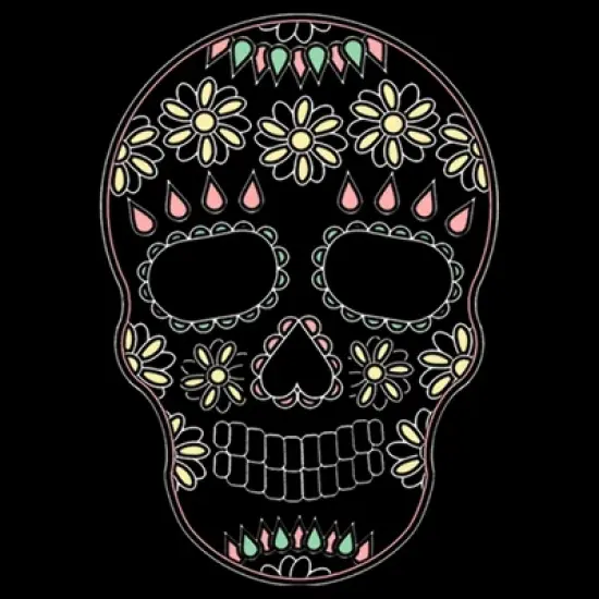 Boy's Lost Gods Halloween Sugar Skull T-Shirt image {1}