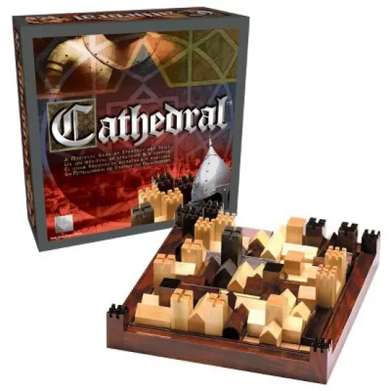 Cathedral Classic Wooden Tabletop Strategy Board Game image {2}