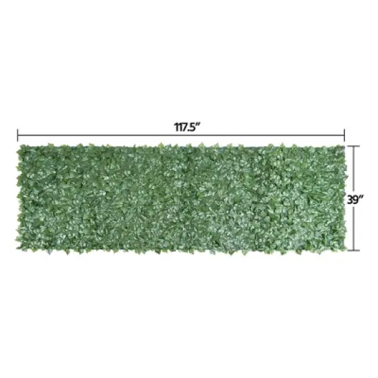 Yaheetech Artificial Faux Ivy Leaves Garden Ornaments Decorative Privacy Fence Screen Green image {2}
