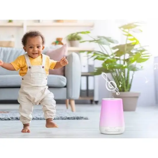 Momcozy Noise Machine for Baby Sleeping with Night Light - White image {10}