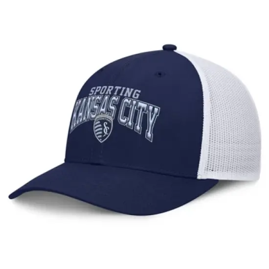 MLS Sporting Kansas City Structured Mesh Back Hat: Cotton, Snap Closure, Tagless Design image {4}