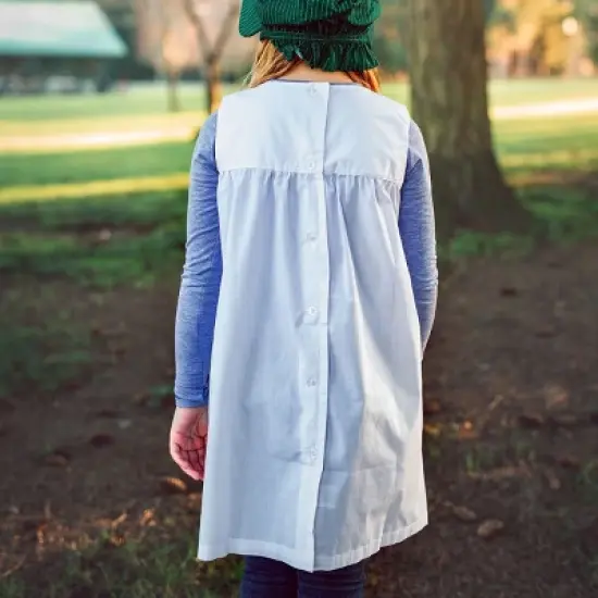 The Queen's Treasures Child-Size Little House Prairie Apron & Bonnet Set image {8}