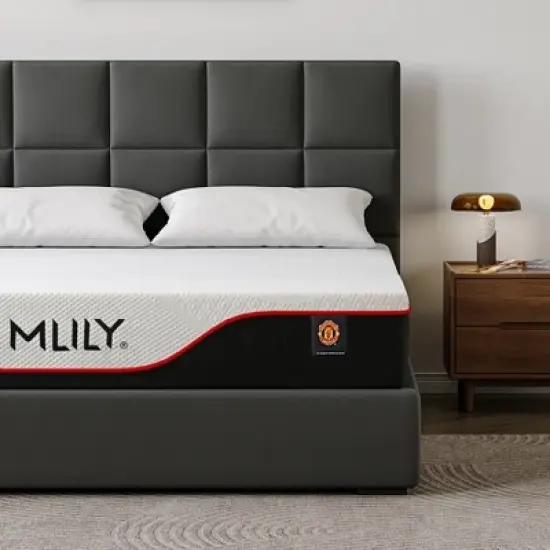 Manchester United 12" Charcoal Medium Memory Foam Mattress image {2}