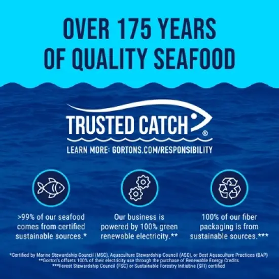 Gorton's Parmesan Crusted Fish Fillets - Frozen - 18.2oz image {6}