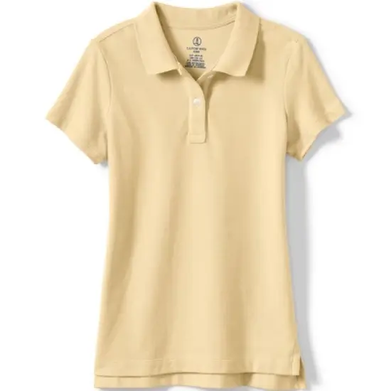 Lands' End School Uniform Girls Short Sleeve Feminine Fit Mesh Polo Shirt image {9}
