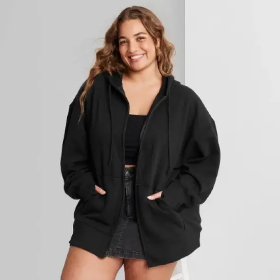 Women's Oversized Zip-Up Hoodie - Wild Fable&trade; image {3}