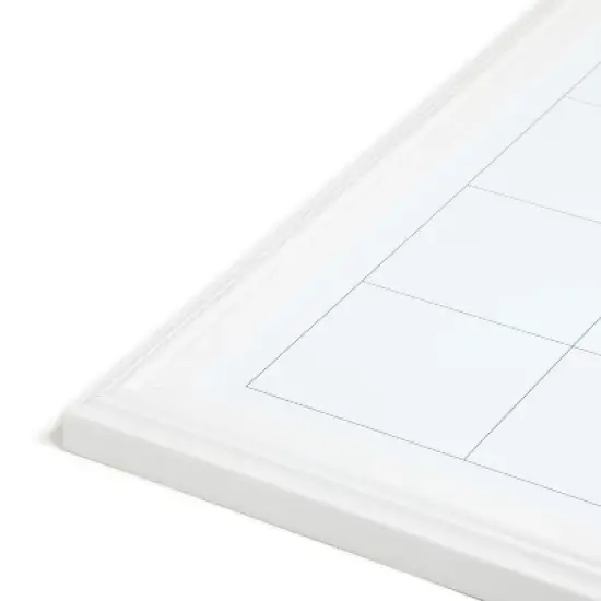 U Brands 17"x23" Thin D&eacute;cor Frame Dry Erase Calendar White image {3}