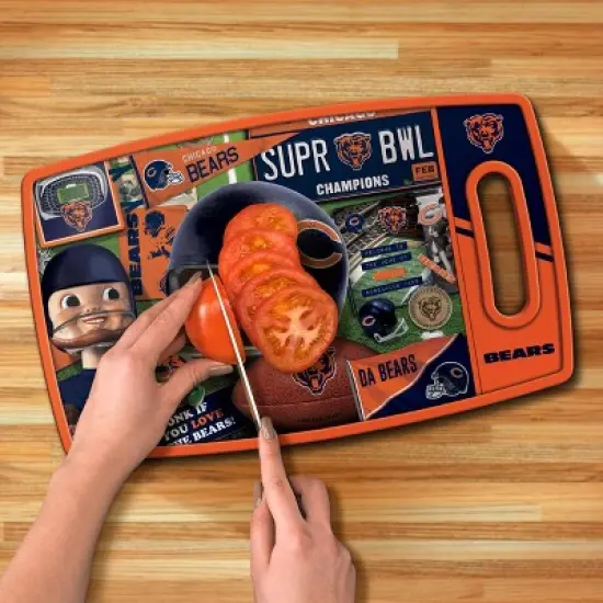 NFL Chicago Bears Retro Series Cutting Board image {3}
