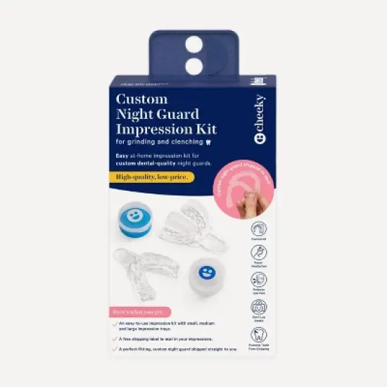 Cheeky Oral Care Custom Mouth Guard & Dental Impression Kit for Teeth Grinding & Clenching image {1}