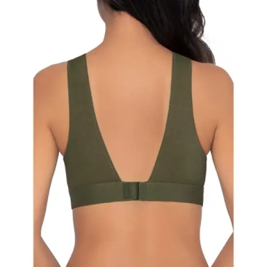 Fruit of the Loom Women's Smoothing Back Full Coverage Wireless Bralette image {4}
