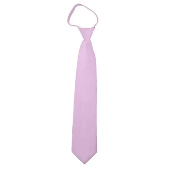 Men's Solid Color Zipper Neckties image {11}