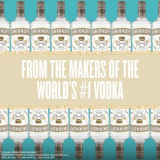 Smirnoff Twist of Vanilla Flavored Vodka - 750ml Bottle image {1}