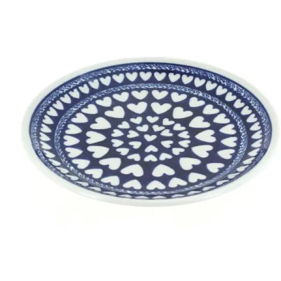 Blue Rose Polish Pottery Zaklady Dessert Plate image {14}
