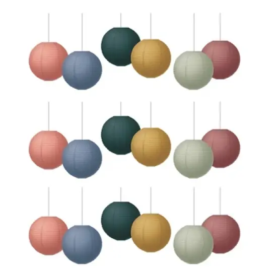 Teacher Created Resources&reg; Wonderfully Wild 8" Hanging Paper Lanterns, 6 Per Pack, 3 Packs image {3}