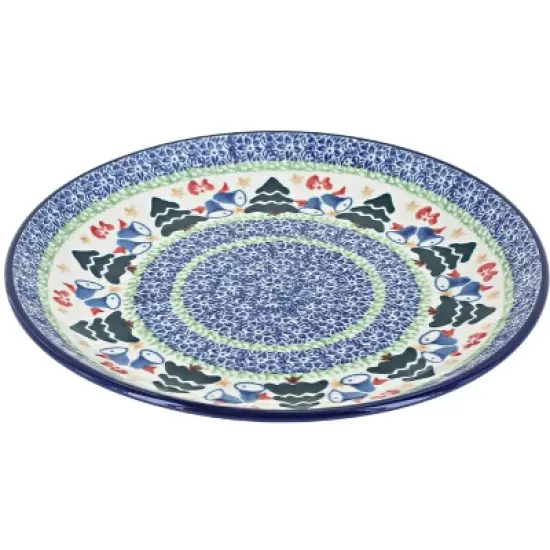Blue Rose Polish Pottery Ceramika Artystyczna Dessert Plate image {24}