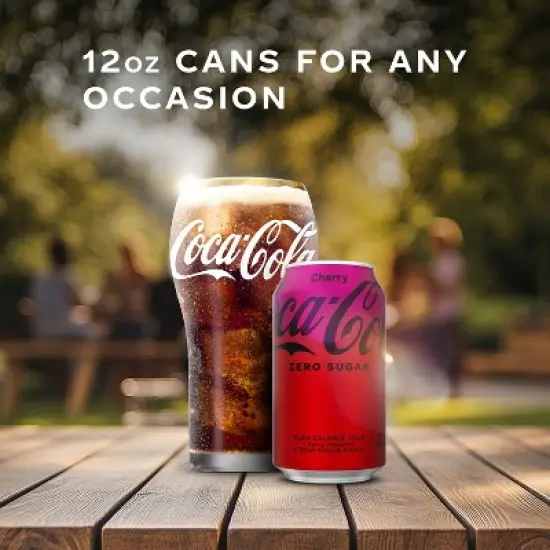 Coca-Cola Cherry Zero Soda - 12pk/12 fl oz Cans image {3}
