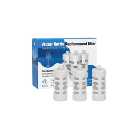 Nispira Activated Carbon Water Filter Replacement Compatible with Philips GoZero Everyday Water Bottle, 3 Pcs image {7}