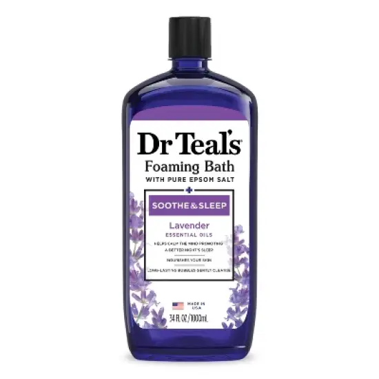 Dr Teal's Soothe & Sleep Lavender Foaming Bubble Bath - 34 fl oz image {5}