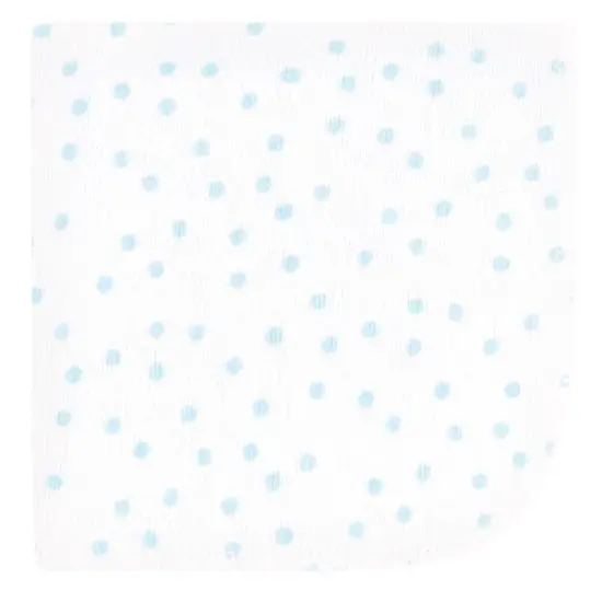 Hudson Baby Infant Girl Rayon from Bamboo Washcloth Bundle, Sea Shells, One Size image {7}