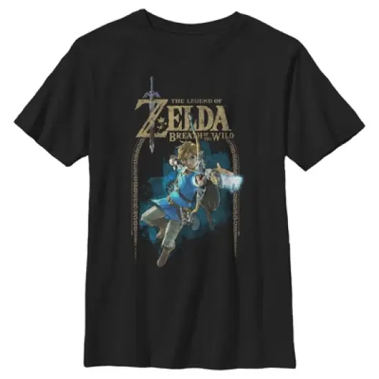 Boy's Nintendo Legend of Zelda Breath of the Wild Arch T-Shirt image {3}