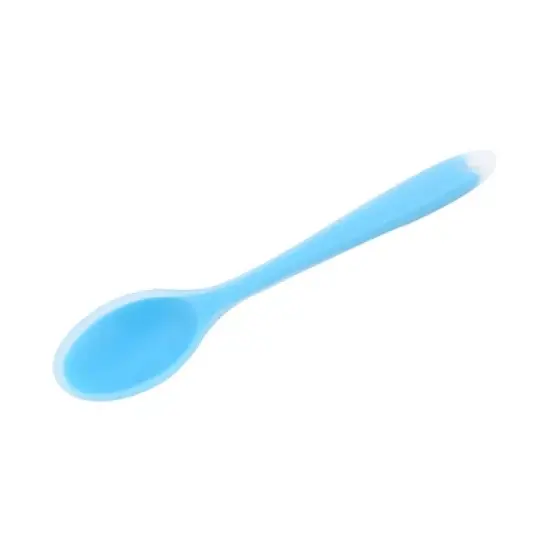 Unique Bargains Kitchen Restaurant Dinner Table Dessert Utensils Silicone Spoon image {6}