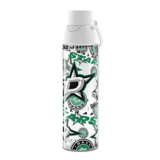 NHL Dallas Stars All Over Venture Water Bottle - 24oz: Portable Plastic Drinkware image {6}