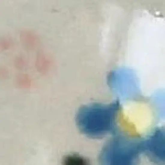 Blue Rose Polish Pottery 71 Vena Dessert Bowl image {2}